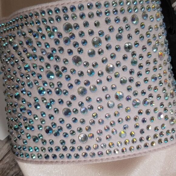 Women's Rhinestone Slides, Sandals - Picture 2 of 5